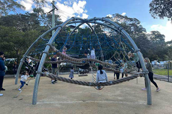 Balmoral Beach Playground climbing frame