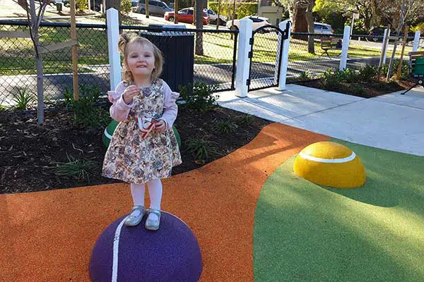 Gordon Rectreation Grounds Playground Tennis balls