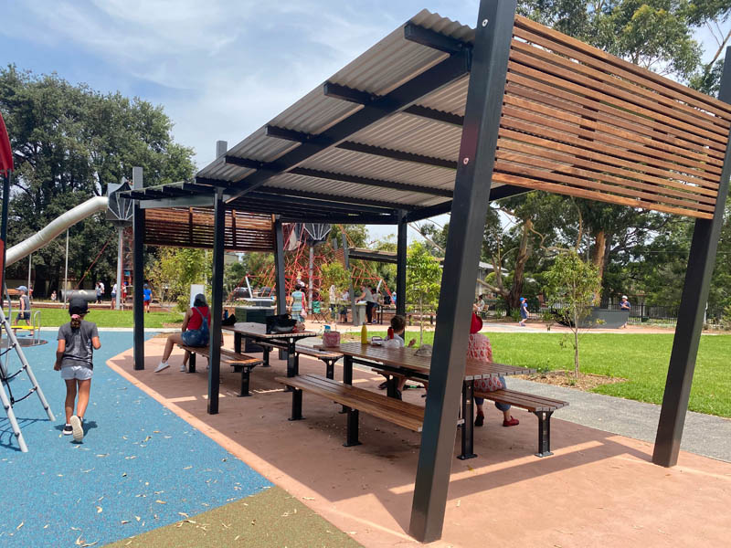 Storey Park Hornsby Picnic Tables