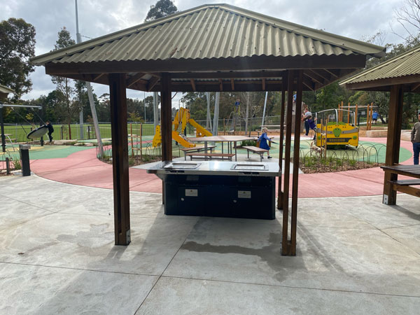 Warrina Street Oval Playground BBQ area